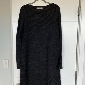 Asos grey oversized ribbed dress size small good condition